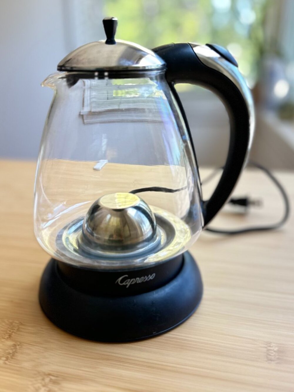 Capresso Glass Electric Water Kettle 48 oz